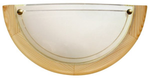 1030 Plaf 1/2 Drewno Standard 1x60w E27 Sosna