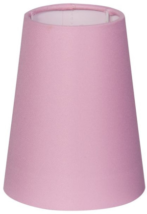 Abażur Cone Stożek (d-12,5 H-15)cm E14 Jasny Róż