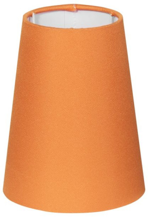 Abażur Cone Stożek (d-12,5 H-15)cm E14 Pomarańczowy