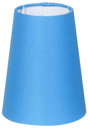 Abażur Cone Stożek (d-12,5 H-15)cm E14 Niebieski