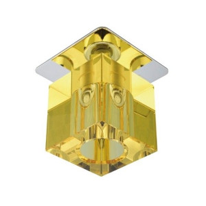 Sk-18 Ch/ye G4 Chrom Opr. Strop. Stała Kryształ 20w G4 Żółta