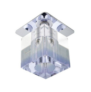 Sk-18 Ch/pu-p G4 Chrom Opr. Strop. Stała Kryształ 20w G4 Fioletowy Pasek
