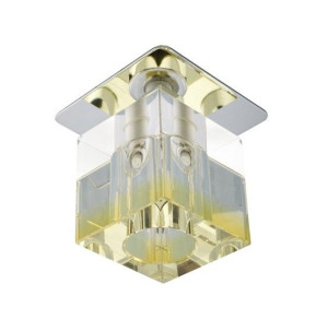 Sk-18 Ch/ye-p G4 Chrom Opr. Strop. Stała Kryształ 20w G4 Żółty Pasek