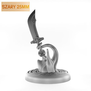Figurka Rpg - Seria Akcesoria - Efekt Zaklęcia Miecz - Szary 25 Mm