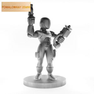 Figurka Rpg - Seria Humanoidy - Kosmiczny Zwiadowca - Pomalowany 25 Mm