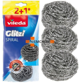 Vileda Zmywak Stalowy do Naczyń Druciak 3szt