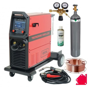 Zestaw Spawalniczy 400v 320 A Ideal Tecno Mig 320 Lcd Synergic