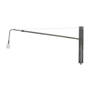 Designerski kinkiet czarny regulowany loft style