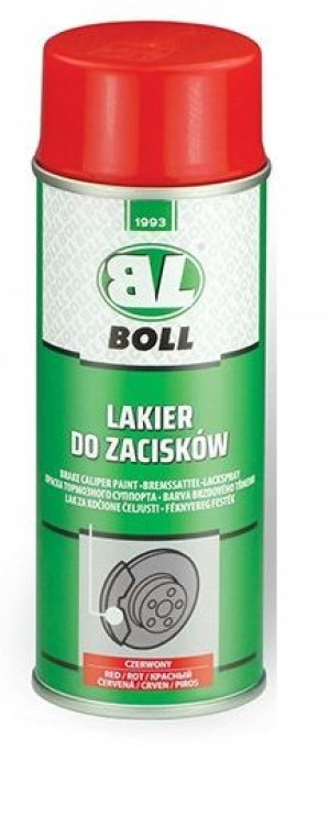 BOLL Lakier TERMICZNY do zacisków CZERWONY 400ml