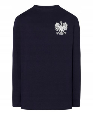Longsleeve Kibica nadruk Polska Godło Rozm.S