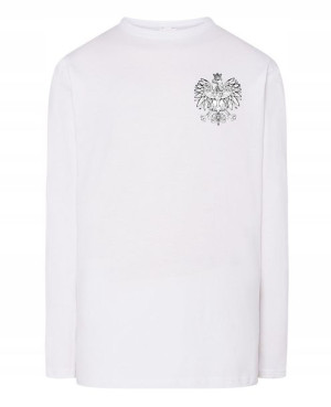 Longsleeve Kibica nadruk Polska Godło Rozm.XL