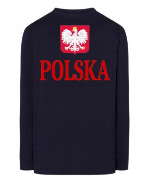 Longsleeve Kibica nadruk POLSKA Rozm.5XL
