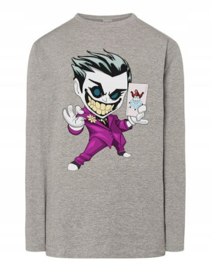 Longsleeve kolorowy nadruk art work JOKER r.L