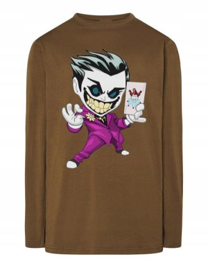 Longsleeve kolorowy nadruk art work JOKER r.XL