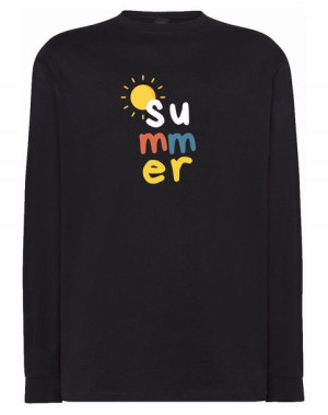 Longsleeve kolorowy nadruk SUMMER LATO r.3XL
