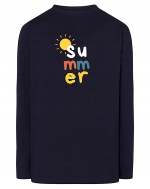 Longsleeve kolorowy nadruk SUMMER LATO r.4XL