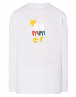 Longsleeve kolorowy nadruk SUMMER LATO r.M