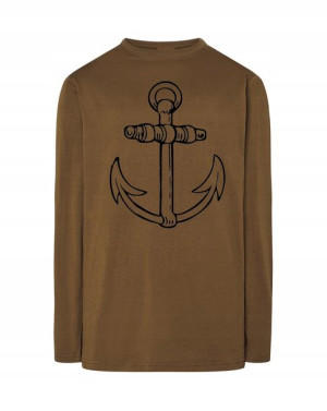Longsleeve marynarski fajny nadruk KOTWICA r.M