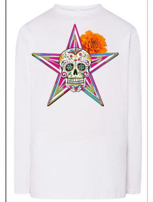 Longsleeve męski Czaszka Meksykańska Rozm.M