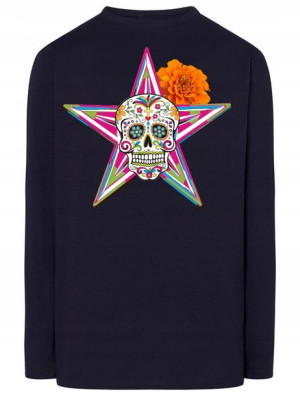 Longsleeve męski Czaszka Meksykańska Rozm.XS