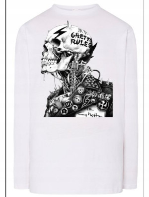 Longsleeve męski czaszka Punk R.3XL