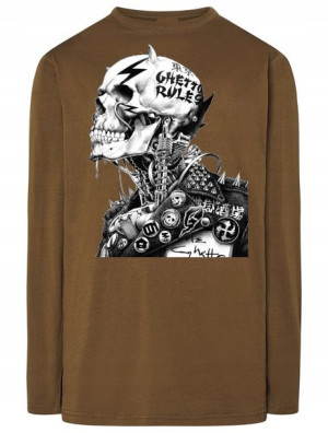 Longsleeve męski czaszka Punk R.M