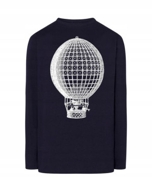 Longsleeve męski FAJNY nadruk BALON r.S