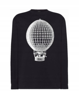 Longsleeve męski FAJNY nadruk BALON r.S