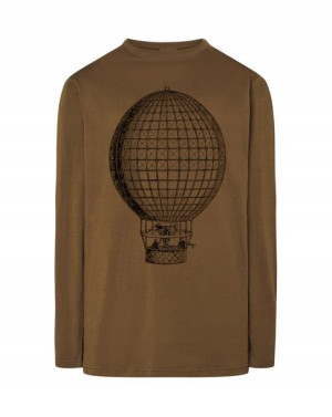 Longsleeve męski FAJNY nadruk BALON r.XS