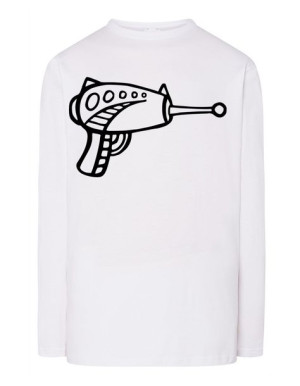 Longsleeve męski fajny nadruk BROŃ BLASTER r.3XL