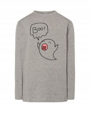 Longsleeve męski FAJNY nadruk Duch BOO r.4XL