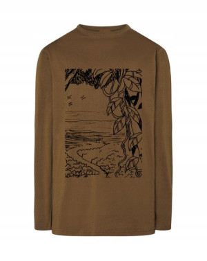 Longsleeve męski FAJNY nadruk DŻUNGLA r.L