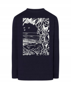 Longsleeve męski FAJNY nadruk DŻUNGLA r.M