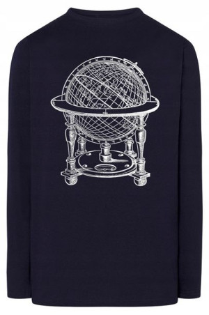 Longsleeve męski fajny nadruk GLOBUS r.3XL
