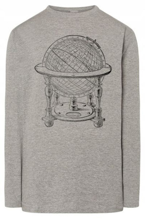 Longsleeve męski fajny nadruk GLOBUS r.M