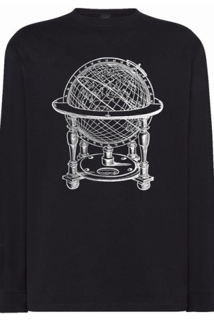 Longsleeve męski fajny nadruk GLOBUS r.XXL