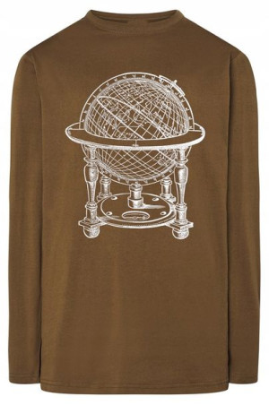Longsleeve męski fajny nadruk GLOBUS r.XXL