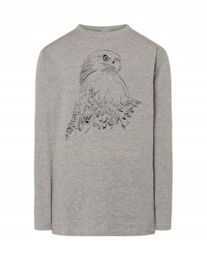 Longsleeve męski fajny nadruk ORZEŁ r.L