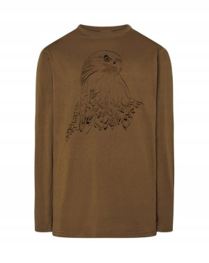 Longsleeve męski fajny nadruk ORZEŁ r.XS