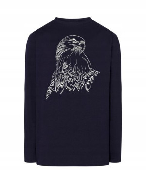 Longsleeve męski fajny nadruk ORZEŁ r.XS