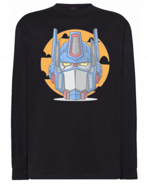 Longsleeve męski fajny nadruk ROBOT r.L