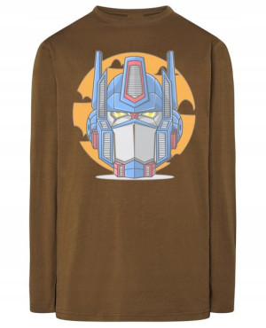 Longsleeve męski fajny nadruk ROBOT r.L