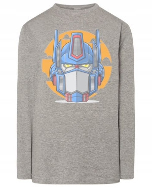 Longsleeve męski fajny nadruk ROBOT r.XS