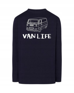 Longsleeve męski FAJNY nadruk VAN Van Life r.3XL