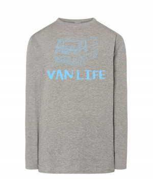 Longsleeve męski FAJNY nadruk VAN Van Life r.5XL