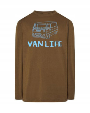 Longsleeve męski FAJNY nadruk VAN Van Life r.XL