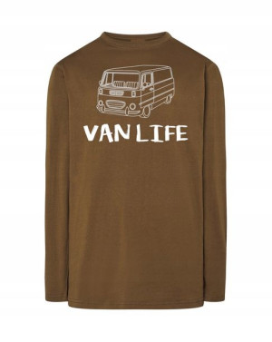 Longsleeve męski FAJNY nadruk VAN Van Life r.XL