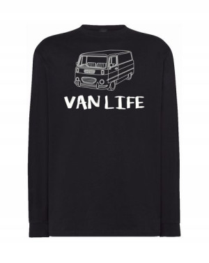 Longsleeve męski FAJNY nadruk VAN Van Life r.XL