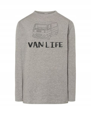 Longsleeve męski FAJNY nadruk VAN Van Life r.XXL