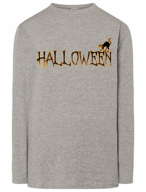 Longsleeve męski Halloween Kot Rozm.5XL